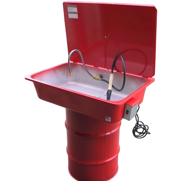 Build-All Parts Washer, Sink on Drum; Fits 16 or 30 Gallon Drums