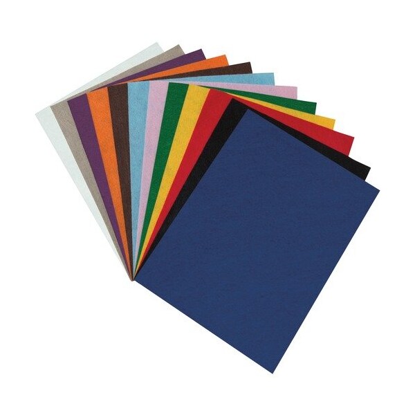 Color Raw Felt Pacon Felt Sheets, 9inx12in, Assorted Colors PAC390701 | Zoro