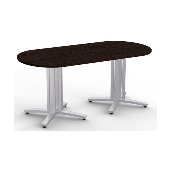 Special-T Table, Racetrack, 36inWx72inLx29inH, Ebony Recon ...
