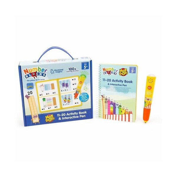 Learning Resources Interactive Pen, Math, Hot Dots, Numberblocks, 60Pgs ...