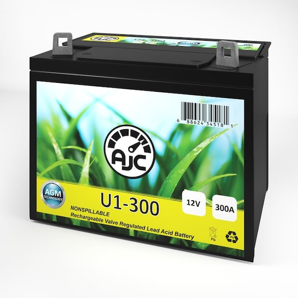 Bsc Preferred Generac Guardian Ultra Source Portable 4582-2 12V 18Ah  Generator Replacement Battery AJC-VR-300-202007 | Zoro