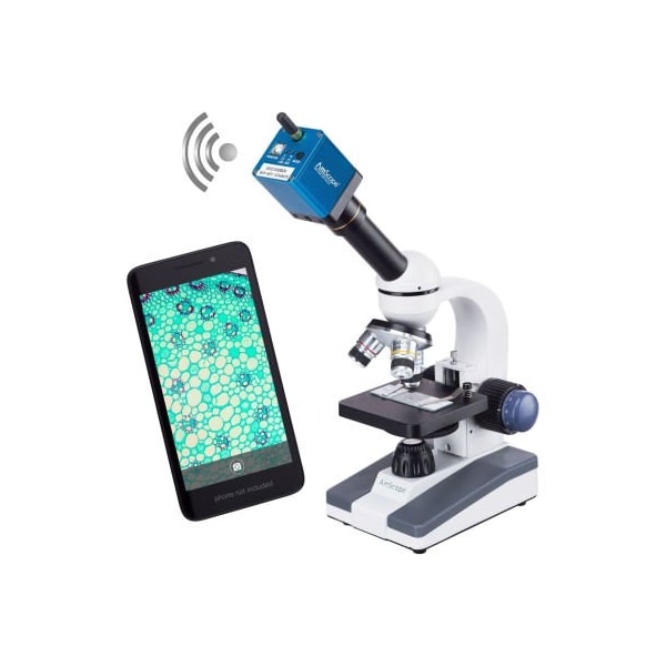 AmScope - Microscopio Composto, Per Studenti, Con Ingrandimento - Foto 3