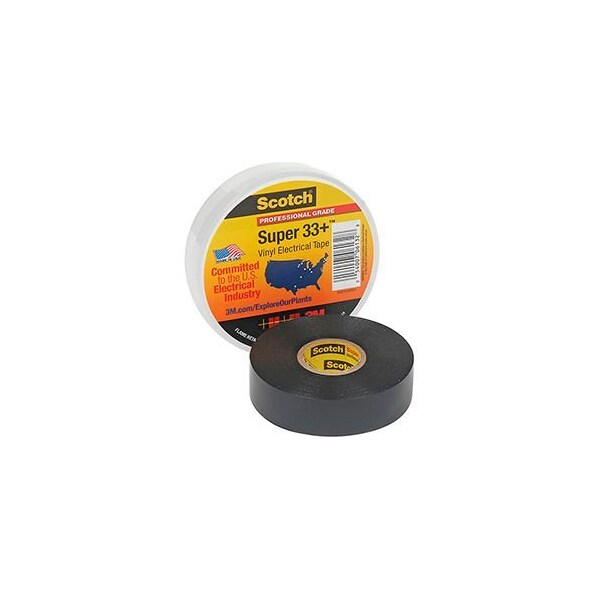 expositie paus Onophoudelijk 3M 3m Scotch Super 33 Vinyl Electrical Tape, 34 X 66', Black 80610833834 |  Zoro