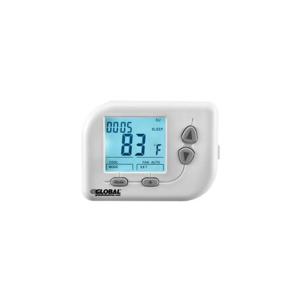 Global Equipment Global Industrial® Non-Programmable Thermostat, Heat,  Cool, Off, Auto, 24 VAC WT010 | Zoro