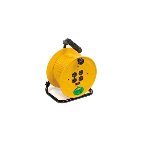 Alert Alert 7080M Industrial Cord Reel with Four Grounded Outlets