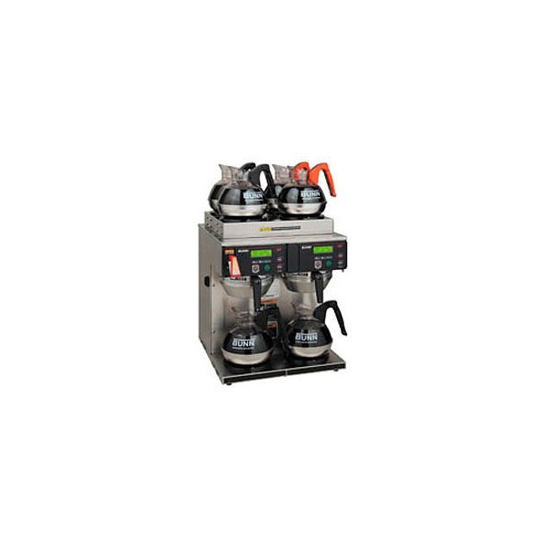 Bunn Axiom 12 Cup Auto Coffee Brewer With 6 Warmers, 4/2 Twin 38700.0014 |  Zoro