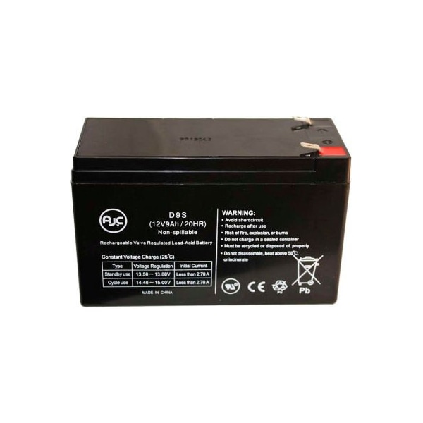 12V 9AH GEL F2 Replacement Battery Compatible with Dell 1000W (H919N-2U 12V 9AH GEL F2 Replacement Battery Compatible with Dell 1000W (H919N-2U