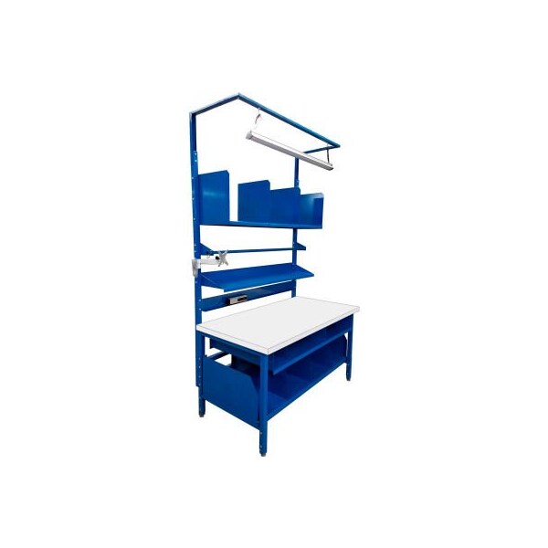Built Rite Br Built-Rite Complete Packing Workbench W/Power Apron ...