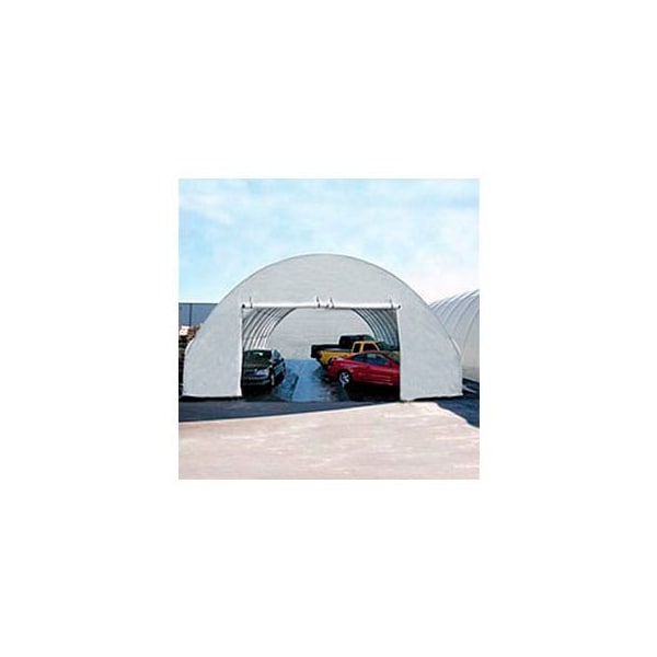 Clearspan Standard 26'W Solid End Panel - White for Econoline buildings ...