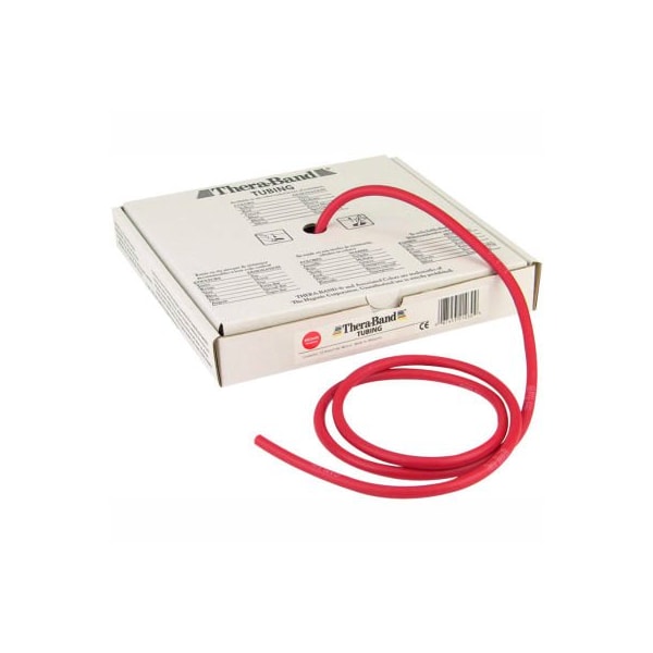 Fabrication Enterprises Thera-Band Latex Exercise Tubing, Red, 25