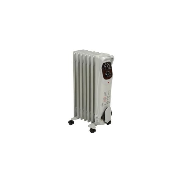 Comfort Zone Comfort Zone Deluxe Oil Filled Radiator, 6001500 Watts, 125  Amps CZ8008 | Zoro