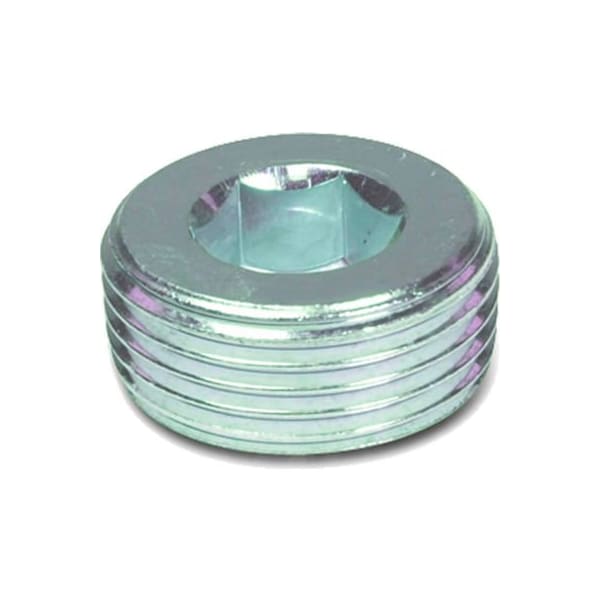 J.W. Winco Steel Threaded Plug w/M22 x 1.5 Tapered Thread 906-ST-M22X1 ...