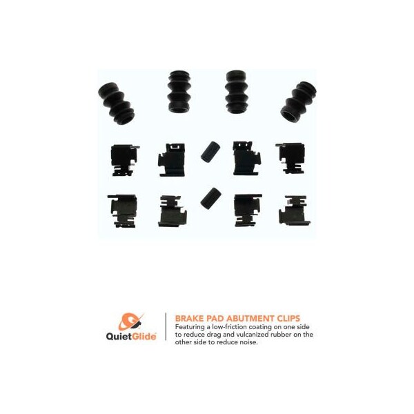Carlson Disc Brake Hardware Kit - 13596Q CK13596Q | Zoro
