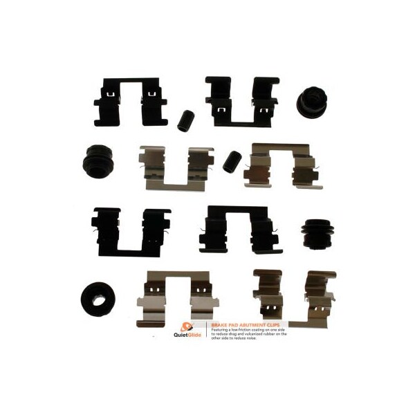 Carlson Disc Brake Hardware Kit - H5916Q CKH5916Q | Zoro
