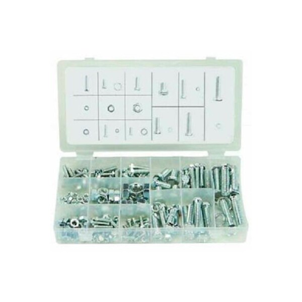 Sarjo Industries Carriage Bolts W/Nuts, 18-8 Stainless Steel, Small ...