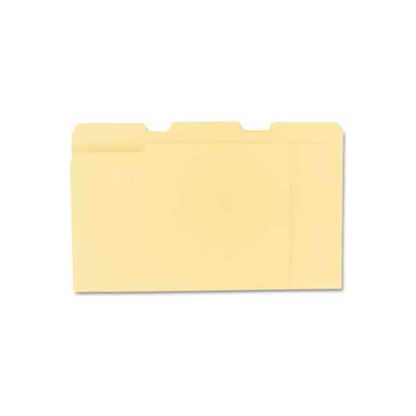 Universal Universal File Folders, 1/3 Cut Assorted, One-Ply Top Tab ...