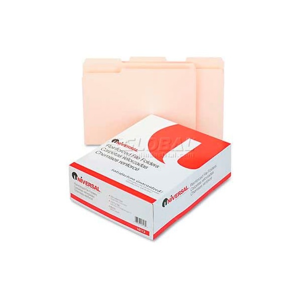 Universal Universal® File Folders, 1/3 Cut Assorted, Two-Ply Top Tab ...