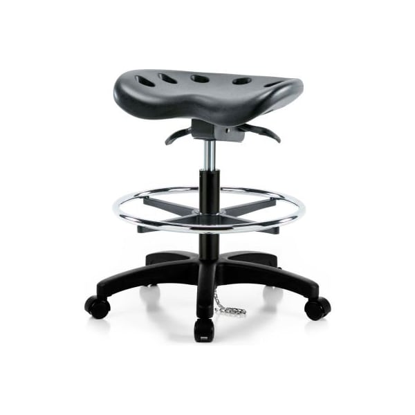 E Com InterionÂ ESD Polyurethane Tractor Stool W/ Foot Ring Seat