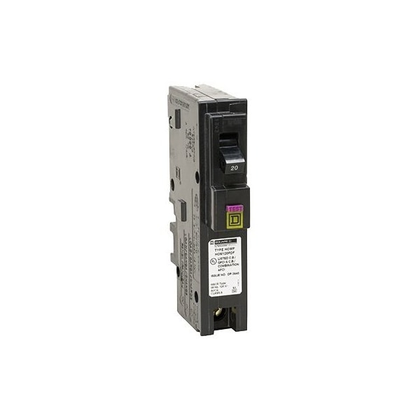 Homeline 20A Single Pole Combination Arc Fault Breaker – Plug-On Neutral, 120V CAFI