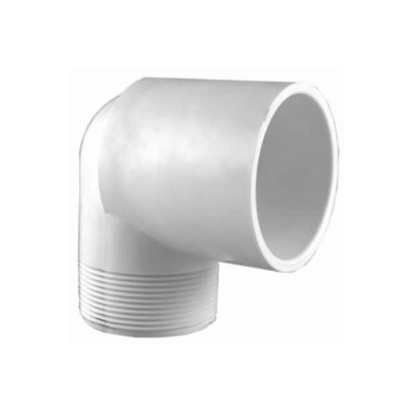 Charlotte Pipe And Foundry 112 90 DEG St Elbow PVC 02306 1400HA | Zoro