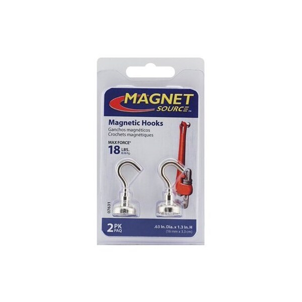 Master Magnetics 07287 Portachiavi Con Magnete Al Neodimio Super Potente (Forza 10kg), Antigraffio