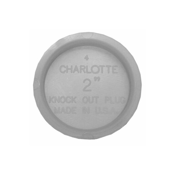 Charlotte Pipe And Foundry 2 PVC Pipe Test Cap PVC 00131 0800HA | Zoro