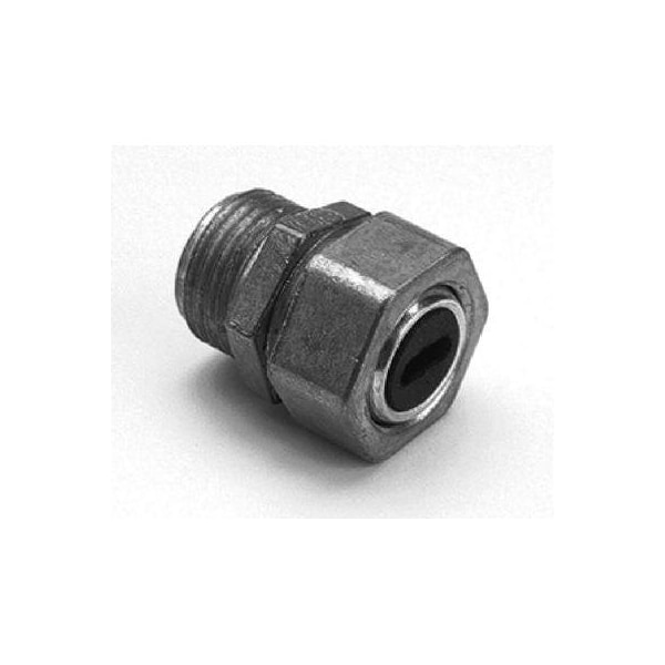 90662 Halex Conduit Fitting Connector, 3/4 in, Threaded, Die Cast Zinc 90662 ...