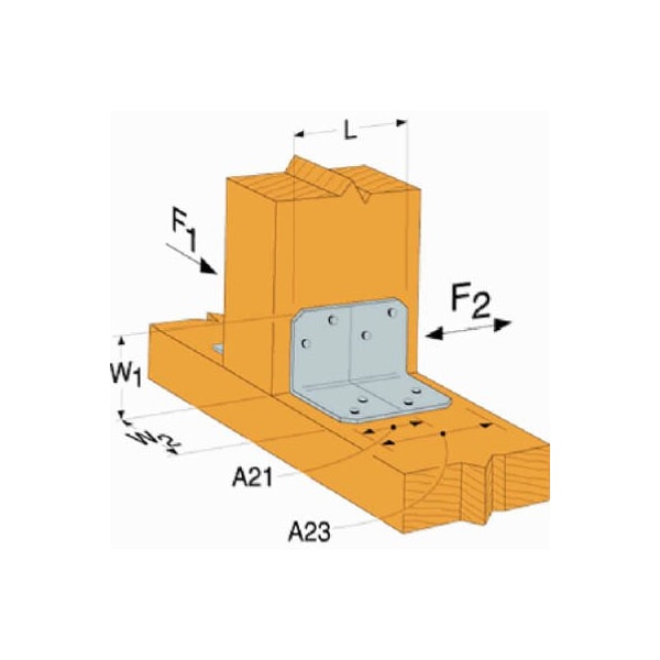 Simpson Strong-Tie G185 2x3 Angle ZMax A23Z | Zoro