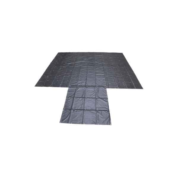 Us Cargo Control Heavy Duty Tarp, Black, PVC Coated Polyester HLT282810 ...