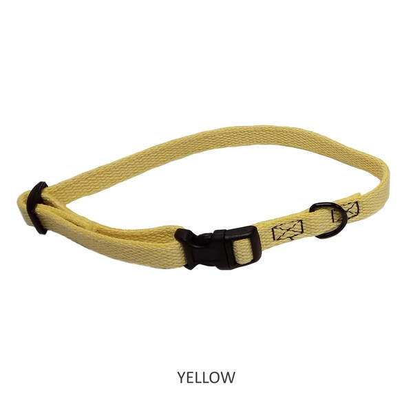Petedge Pastel Cotton Collars - Yellow - Small PE4865-0003 | Zoro