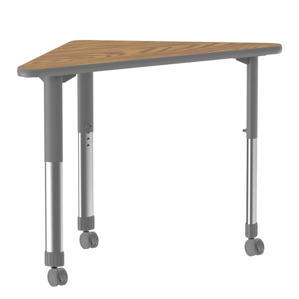 Correll HPL Collaborative Desk - Casters - Wing AD3041TF-WING-06-13-13 ...
