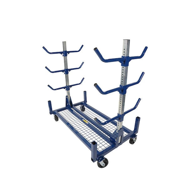 Current Tools Conduit Rack with Mesh Base, Adjustable Arms & Casters ...