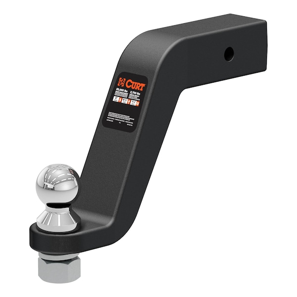 Curt Manufacturing 45571 7.25 in. Euro Mount Ball Mount