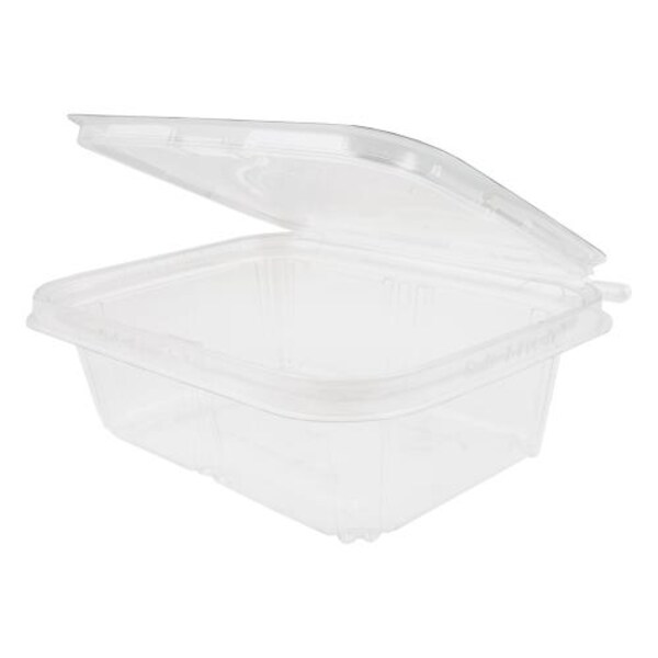 200 Pack To-Go Safe-T-Fresh Grab and Go Food Container, Tear Strip Lock, Perfect for Snacks, on The Go Snack Container, Delis, Restaraunts, 7.3 x 5.6