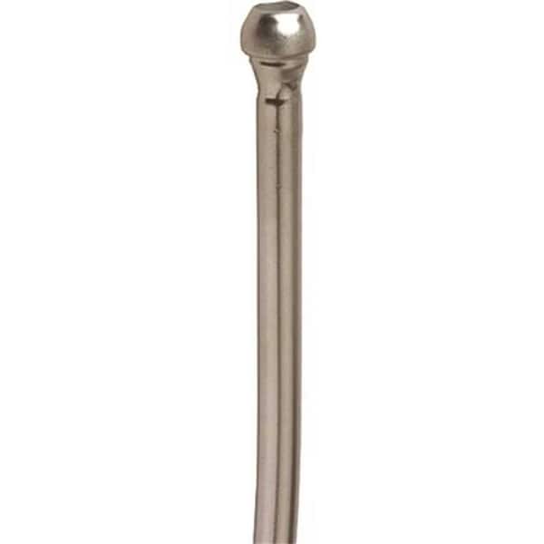 Brasscraft 3/8 in. O.D. x 20 in. Copper Faucet Riser in Chrome 1-20A C ...