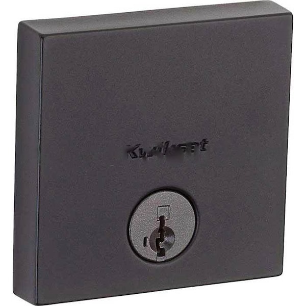 Kwikset Satin Nickel Downtown Square Rose Deadbolt - 92580-018 | Blain