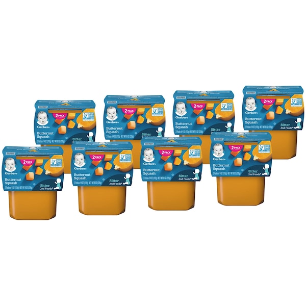 Gerber Gerber 2nd Foods Baby Food Butternut Squash PK16