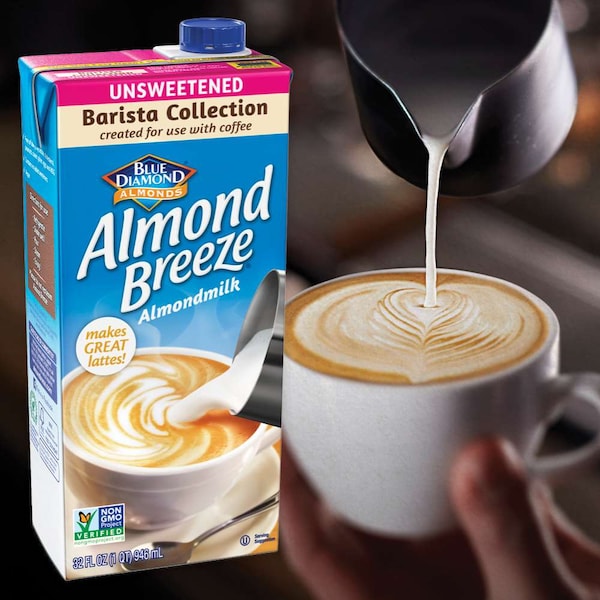 Almond Breeze Unsweetened Original Barista Blend Almond Milk 32 oz
