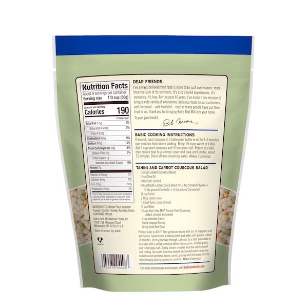 bob's red mill pearl couscous