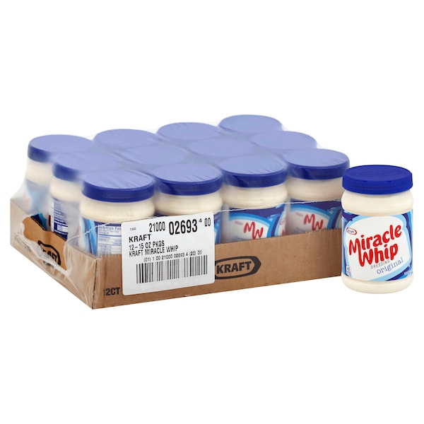 Miracle Whip Miracle Whip Salad Dressing 15 oz. 15 fl. oz., PK12 10021000026934 | Zoro Miracle Whip Miracle Whip Salad Dressing 15 oz. 15 fl. oz., PK12 10021000026934 | Zoro