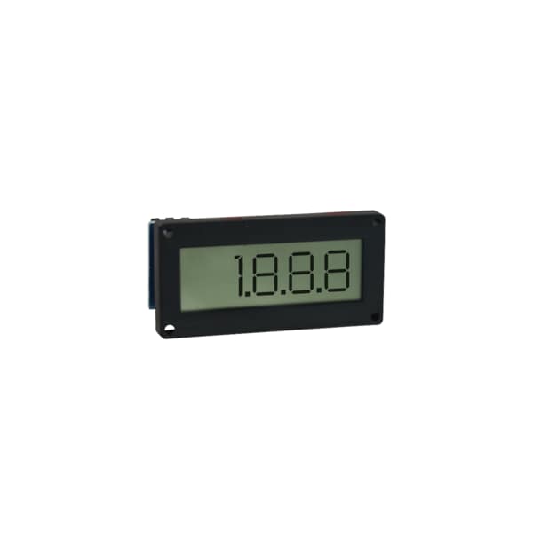 Dwyer Instruments Flush mount LCD digital panel meter, loop powered 4 ...