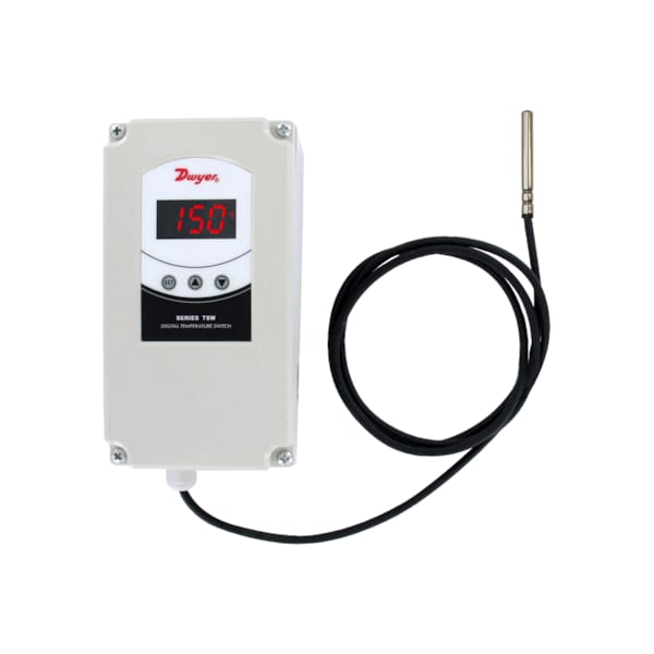 Dwyer Instruments Weatherproof digital temperature switch, single stage ...
