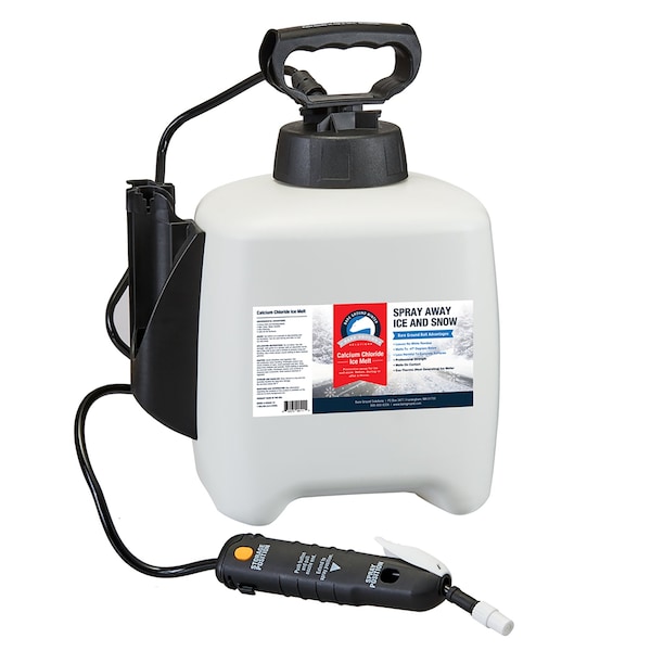 Bare Ground 1 gal. Calcium Chloride Liquid Deluxe System Pre-Loaded with Pump Sprayer