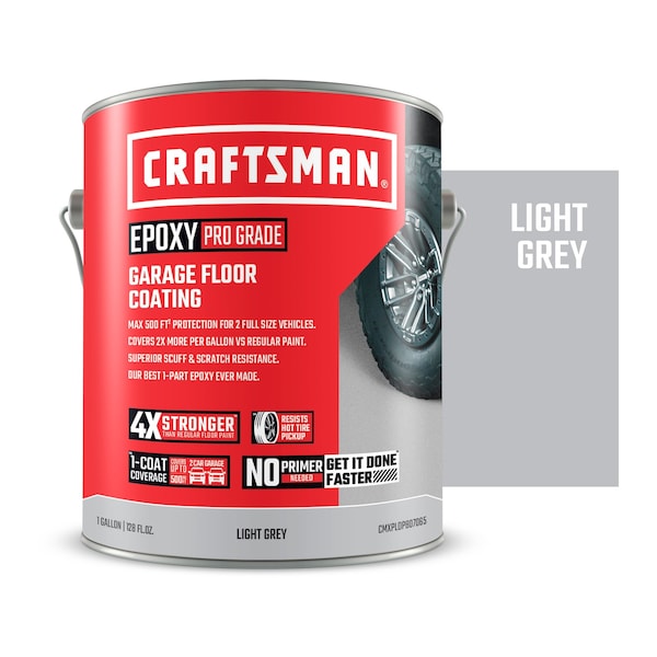 Craftsman Garage Floor Coating Grey CMXPLDP807065 | Zoro