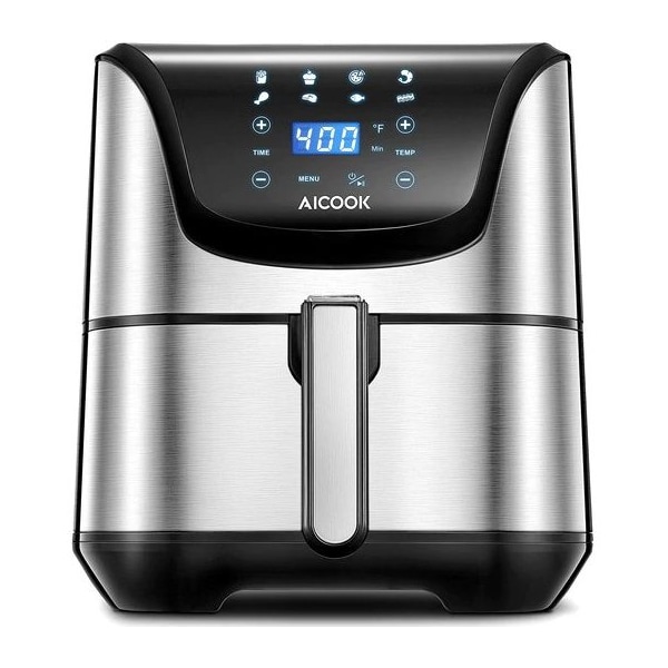 Aicook Air Fryer Oven, Digital Control, Dishwasher-Safe, Smart Touch Panel  5.8 QT, TXG-S5T13