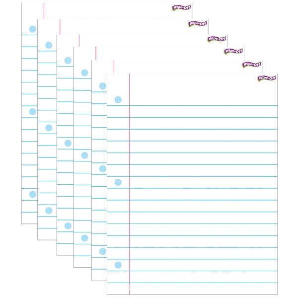trend enterprises inc t27308 2409 notebook paper wipe off chart 17