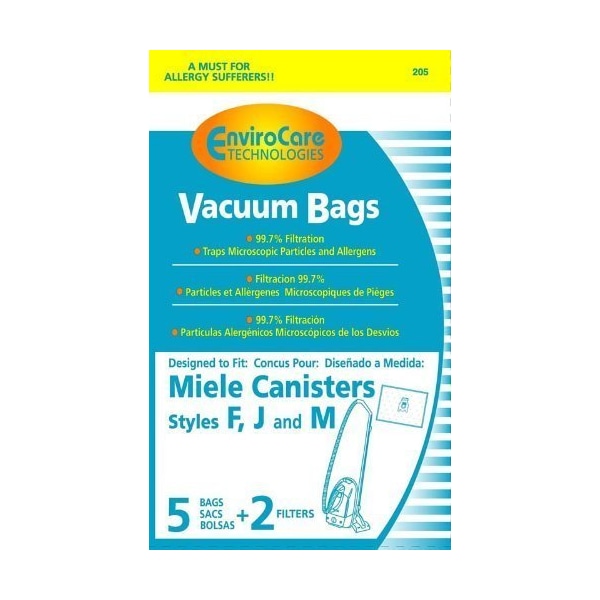EnviroCare Sacchetti Allergeni Sacchetti Filtro Per Aspirapolvere Miele, Tipo FJM, Per Allergeni, Compatibili Con Molti Modelli (S500, S300, Ecc.) Sacchetti Miele Per Serie S500 - Foto 6