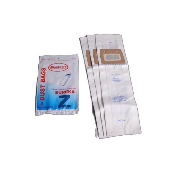 Fits EnviroCare Type B Canister Vacuum Bags 3pk - Part 106SW For Eureka Models 1700 3700