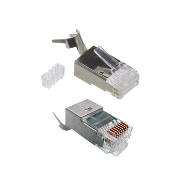 Electriduct CAT6A STP RJ45 Shielded Modular Plug, PK1 PDC-VC-CAT6A-012 ...