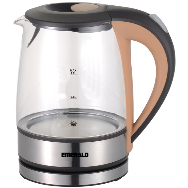 Emerald 1.2L Electric Glass Kettle SM-KET-1350